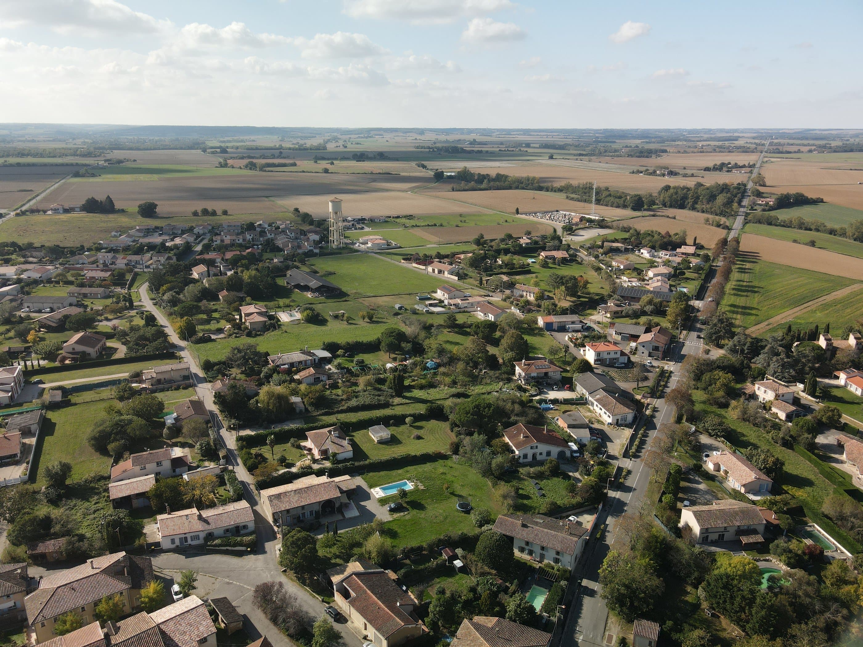 Vue officielle d'Aucamville en Occitanie